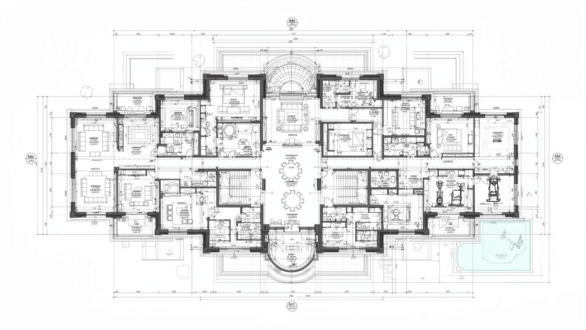 Architectural blueprint